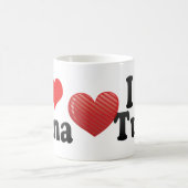 I Liebe-Thunfisch Kaffeetasse (Mittel)