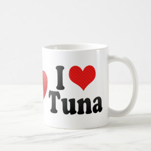 I Liebe-Thunfisch Kaffeetasse