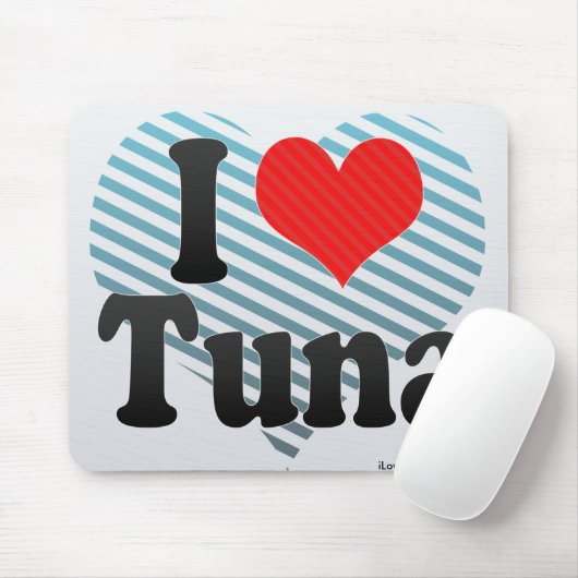 I Liebe-Thunfisch Mousepad (Mit Mouse)