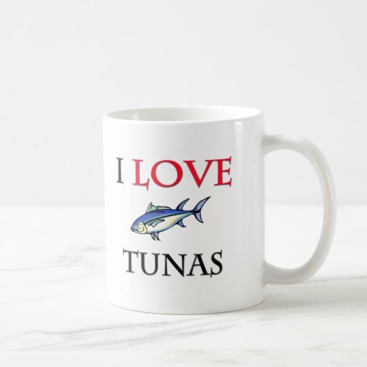 I Liebe-Thunfische Kaffeetasse (Rechts)