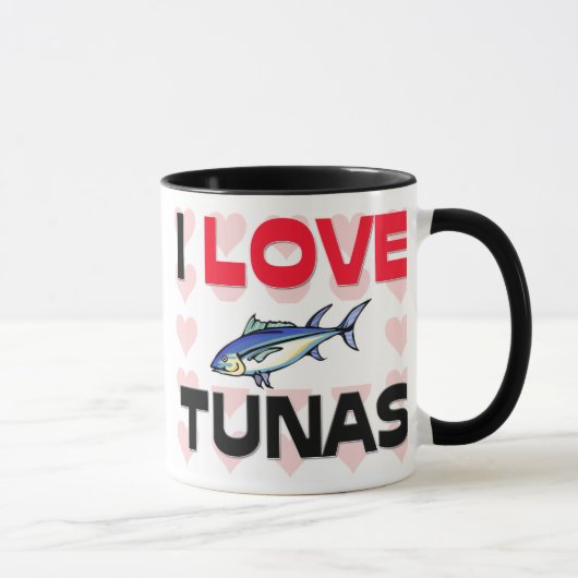 I Liebe-Thunfische Tasse (Rechts)