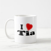 I Liebe Tia Kaffeetasse (Links)