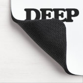 I Liebe TIEFES HAUS Mousepad (Ecke)