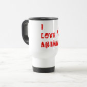 I Liebe-Tiere Reisebecher (Vorderseite Links)