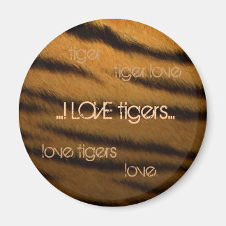 I LIEBE Tiger Magnet