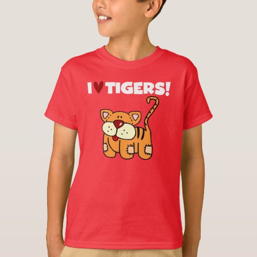 I Liebe-Tiger T-Shirt (Vorderseite)