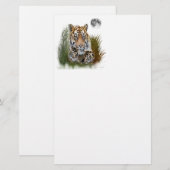 I Liebe Tigers Briefpapier (Vorne/Hinten)