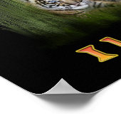 I Liebe Tigers Poster (Ecke)