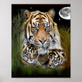I Liebe Tigers Poster (Vorne)