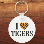 I Liebe Tigers Schlüsselanhänger (Rückseite)