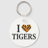 I Liebe Tigers Schlüsselanhänger (Rückseite)