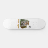 I Liebe Tigers Skateboard (Horizontal)