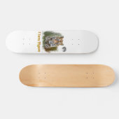 I Liebe Tigers Skateboard (Horizontal)