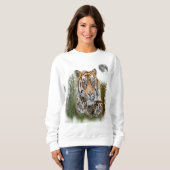 I Liebe Tigers Sweatshirt (Vorne ganz)