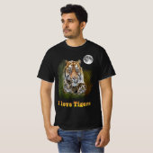 I Liebe Tigers T-Shirt (Vorne ganz)