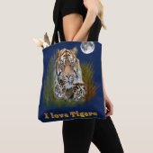 I Liebe Tigers Tasche (Von Nahem)