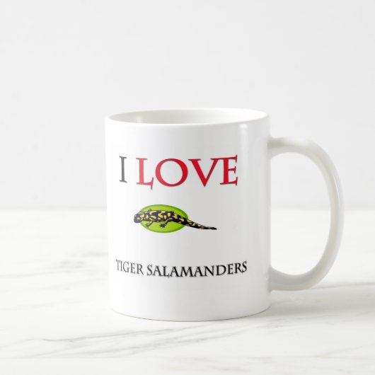 I Liebe-TigerSalamanders Kaffeetasse (Rechts)