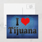 I Liebe Tijuana, Mexiko Postkarte (Vorne/Hinten)