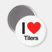 i Liebe Tilger Magnet (Vorderseite/Rückseite)