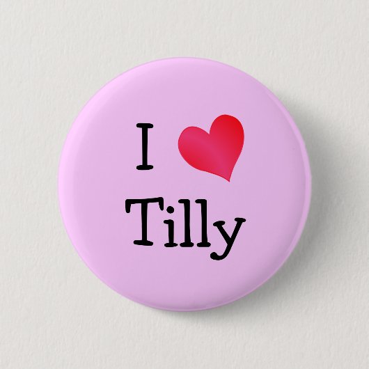 I Liebe Tilly Button (Vorderseite)