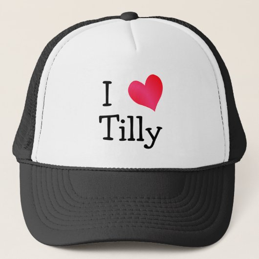 I Liebe Tilly Truckerkappe (Vorderseite)