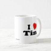 I Liebe Tina Kaffeetasse (VorderseiteRechts)