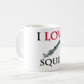 I Liebe-Tintenfisch Kaffeetasse (Vorderseite Links)