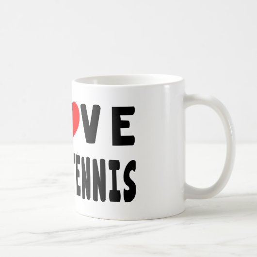 I Liebe-Tischtennis Kaffeetasse (Rechts)