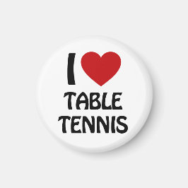 I Liebe Tischtennis Magnet