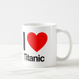 i Liebe titanisch Kaffeetasse
