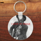 "I LIEBE TO FIDLE" SCHLÜSSELANHÄNGER (Vorderseite)
