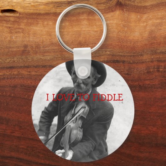 "I LIEBE TO FIDLE" SCHLÜSSELANHÄNGER (Vorderseite)