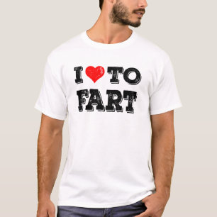 I Liebe to Furz Funny Husband Vater Gag Geschenk T-Shirt