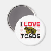 I Liebe Toads Magnet (Vorderseite/Rückseite)