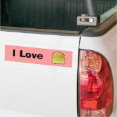 I Liebe Toast Autoaufkleber (Auf Lkw)