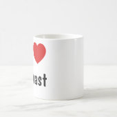 I Liebe Toast Kaffeetasse (Mittel)