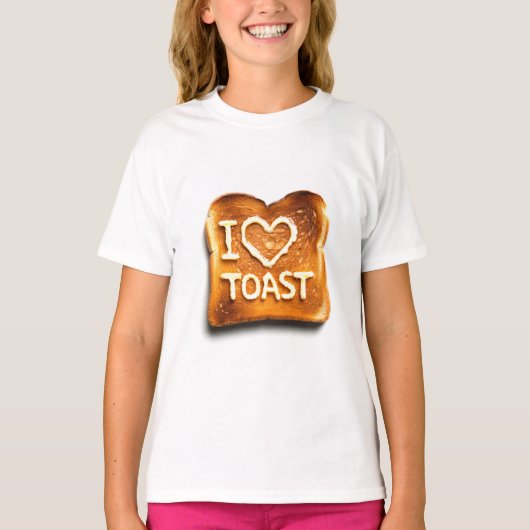 I Liebe Toast T-Shirt (Vorderseite)
