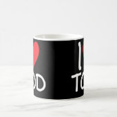 I Liebe Todd Name Personalisiert Men Typ BESTE FRE Kaffeetasse (Mittel)