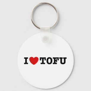 I Liebe Tofu Schlüsselanhänger