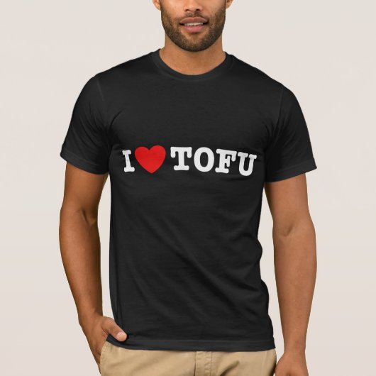 I Liebe Tofu T-Shirt (Vorderseite)