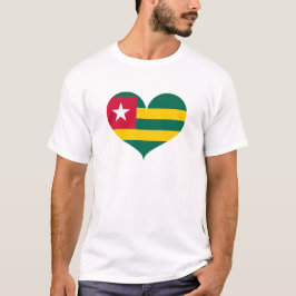 I Liebe Togo Flag T-Shirt