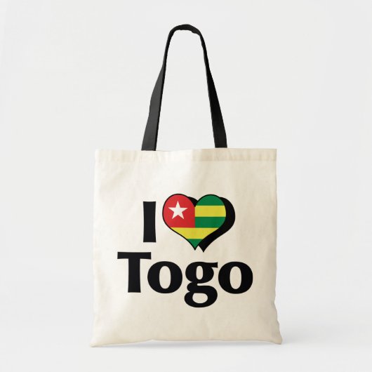 I Liebe Togo Flag Tragetasche (Vorne)