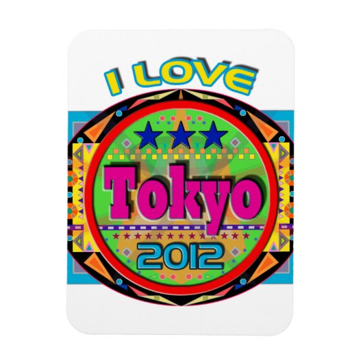 I LIEBE Tokio Emblem #1 Magnet 2012 (Vertikal)