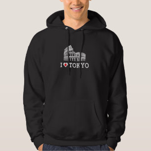 I Liebe Tokyo Colosseum Prank Gag Joke Funny Spaß Hoodie