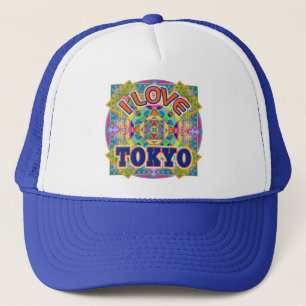 I LIEBE TOKYO Happy Hat Truckerkappe
