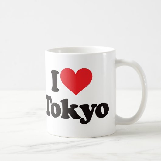 I Liebe Tokyo Kaffeetasse (Rechts)