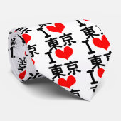 I Liebe Tokyo Krawatte (Gerollt)