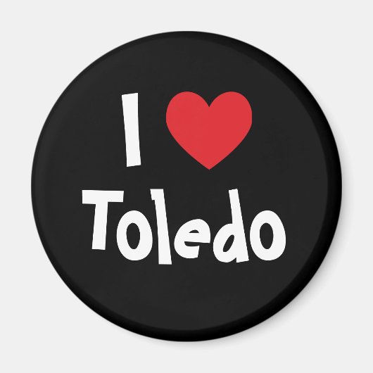 I Liebe Toledo Magnet (Vorne)
