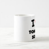 I Liebe-Tomate-Suppe (Nahrung) Kaffeetasse (Mittel)