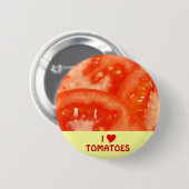 I Liebe-Tomaten Button (Vorne & Hinten)